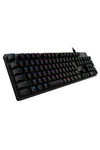 LogicoolGゲーミングキーボードG512r-CK有線クリッキー青軸しっかりとした打鍵感GXスイッチ日本語配列LIGHTSYNCRGBUSBパスス