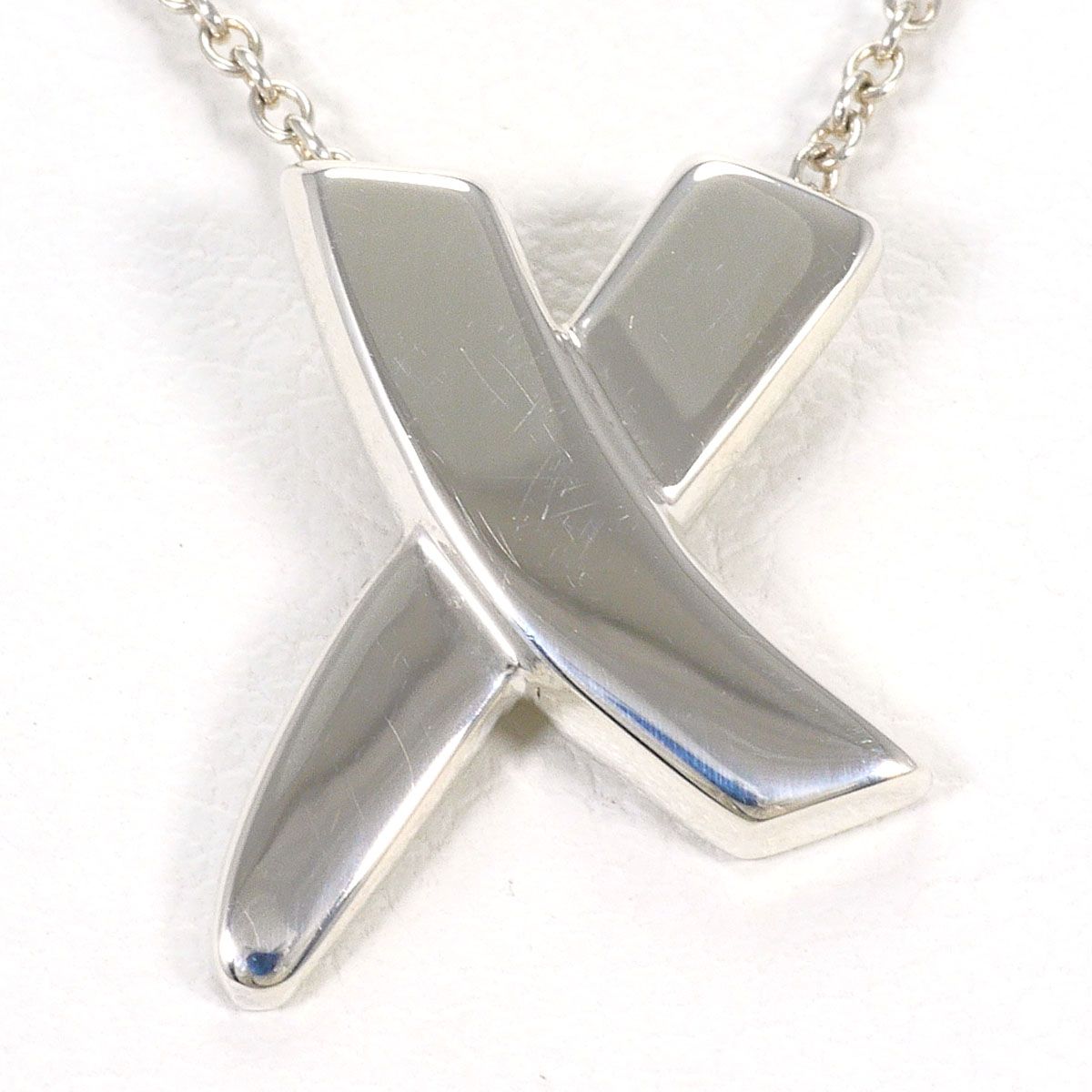 ティファニー TIFFANY&Co. キス シルバー925 ネックレス 総重量約2.8g 約41cm