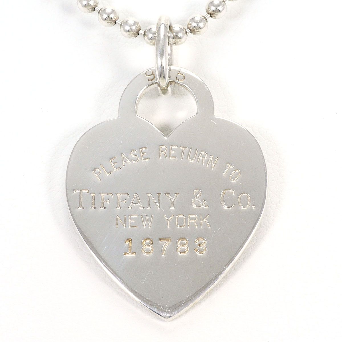 ティファニー TIFFANY&Co. ハートタグ シルバー925 ネックレス 総重量約24.8g 約87cm