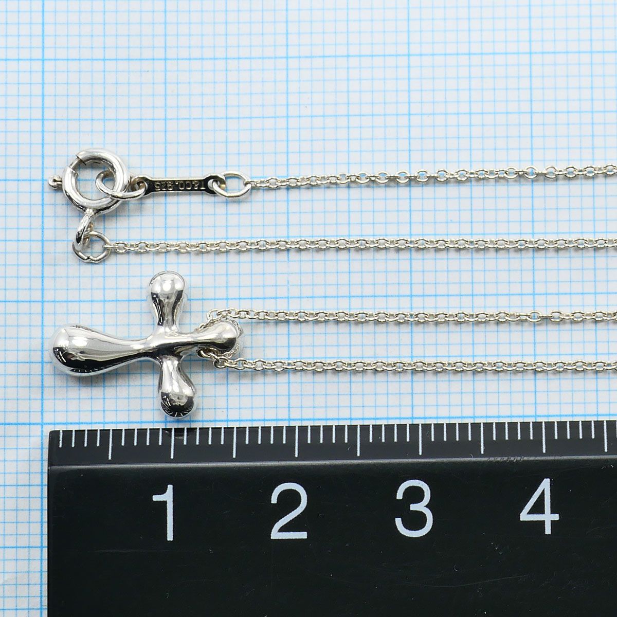 ティファニー TIFFANY&Co. スモールクロス シルバー925 ネックレス 総