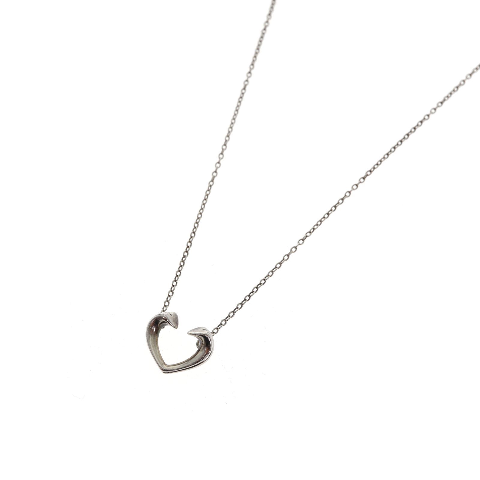 【中古】TIFFANY＆Co. ティファニー テンダネスハート ネックレス SV925 44cm ブランドアクセサリー レディース