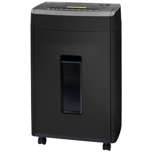 明光商会MSシュレッダーマイクロカット26.5L大容量細断サイズ2mmx12mmの極小細断モデル14枚軽量キャスター付きで移動可能MSE-14MC-B