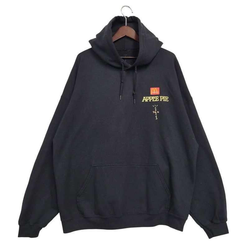 【中古品】 TRAVIS SCOTT CACTUS JACK トラヴィススコット カクタスジャック × MCDONALD'S マクドナルド APPLE PIE HOODIE アップルパイ フーディー パーカー【142-260617-kh-13-izu】