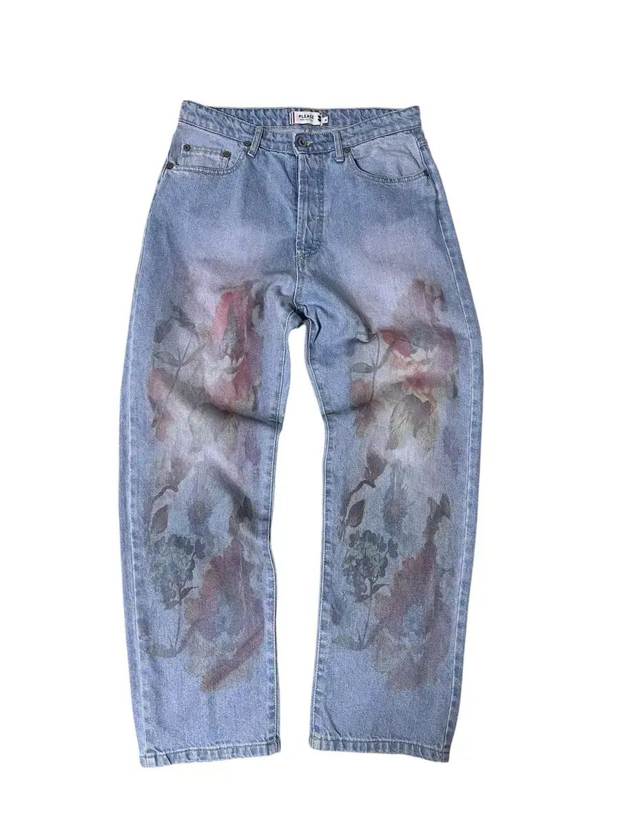 PLEASE made in Italy フローラル パータン パンツ M