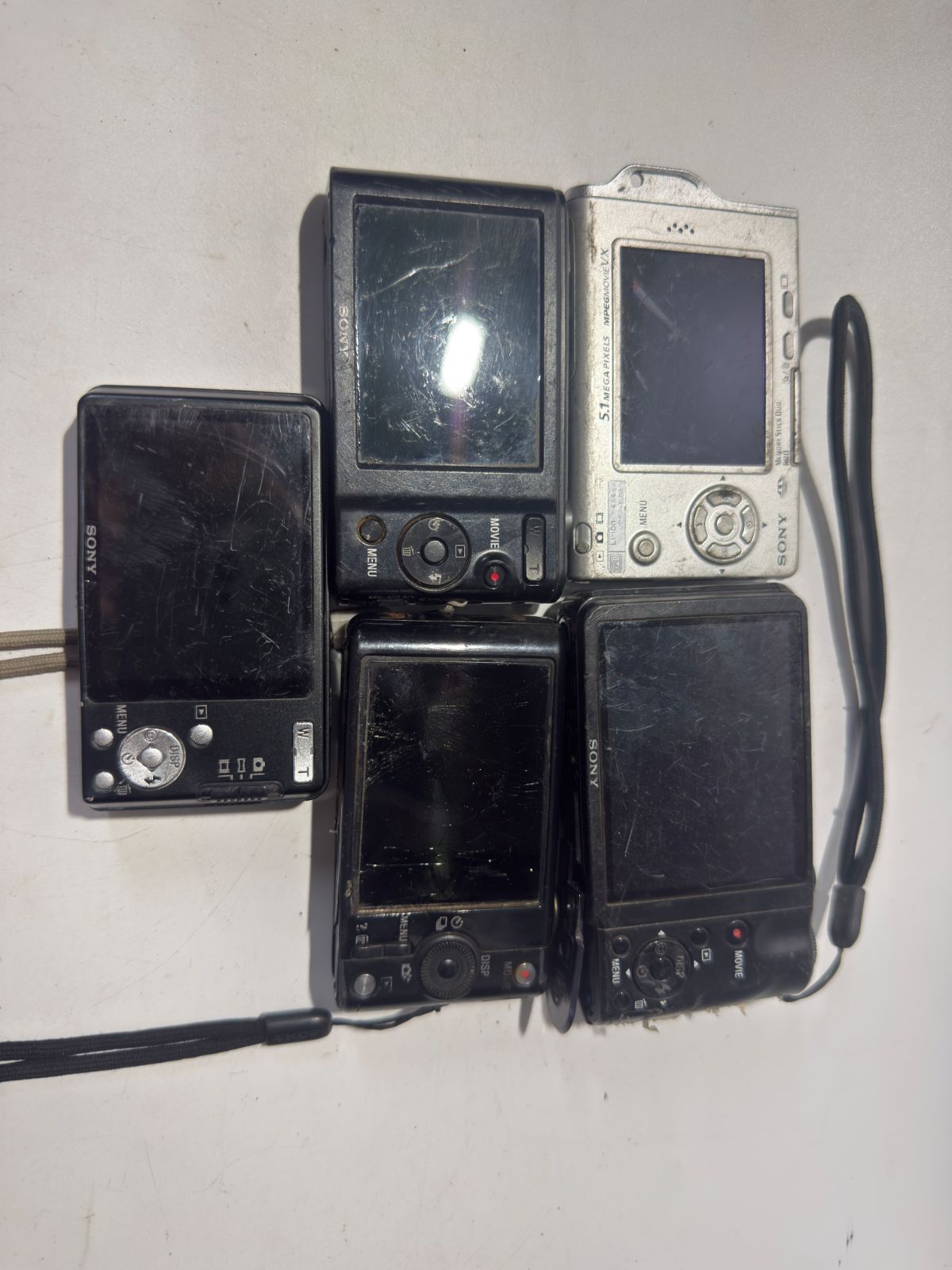 SONYカメラ5点まとめ　部品取り品です　全体的に状態が悪い 動作未確認