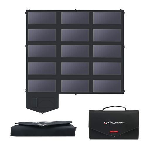 【アップグレード品】ALLPOWERSSP100ソーラーパネル100W折りたたみ24%単結晶ソーラーチャージャーコントローラー付き18VDC5VUSB-AUSB-C60W急速給電コンパクト軽量IP67防水防塵太陽光パネルモバイルバッテリー