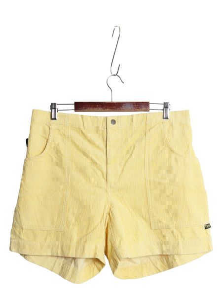 デッドストック 90s ポロ ラルフローレン 太畝 コーデュロイ ショートパンツ メンズ 38 / 新品 オールド ショーツ 短パン 大きいサイズ 黄