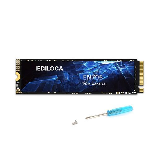 EdilocaEN705SSD2TBPCIeGen4NVMeM.22280PS5動作確認済み最大読込:4800MB/s最大書き:4500MB/s3DN