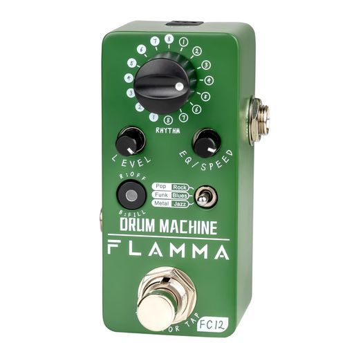 FLAMMAFC12リアルタイムFILL機能付きドラムマシンギタードラマーペダル6種類の音楽最大48のドラムグルーブタップテンポEQプリセットドラマー 10,448円