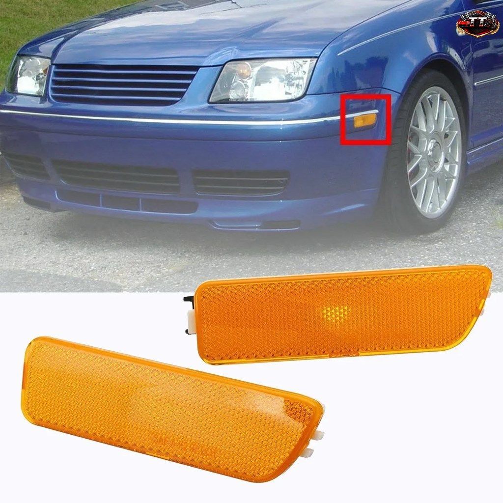 2個入り 車用フロントバンパーサイドマーカーライト ターンシグナル