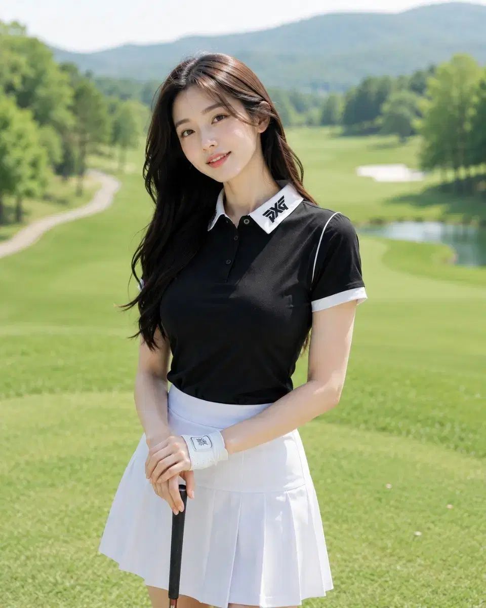 正規品 PXG レディース バイカラー KARA（カラ） Tシャツ 半袖 ゴルフ S L