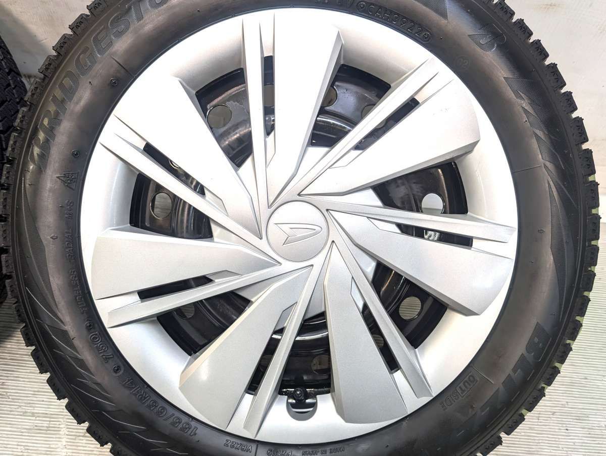 155/65R14 ブリヂストン ブリザック VRX2 ダイハツ純正 14x4.5 100-4穴 155/65R14 ブリヂストン ブリザック VRX2 ダイハツ純正 14x4.5 100-4穴