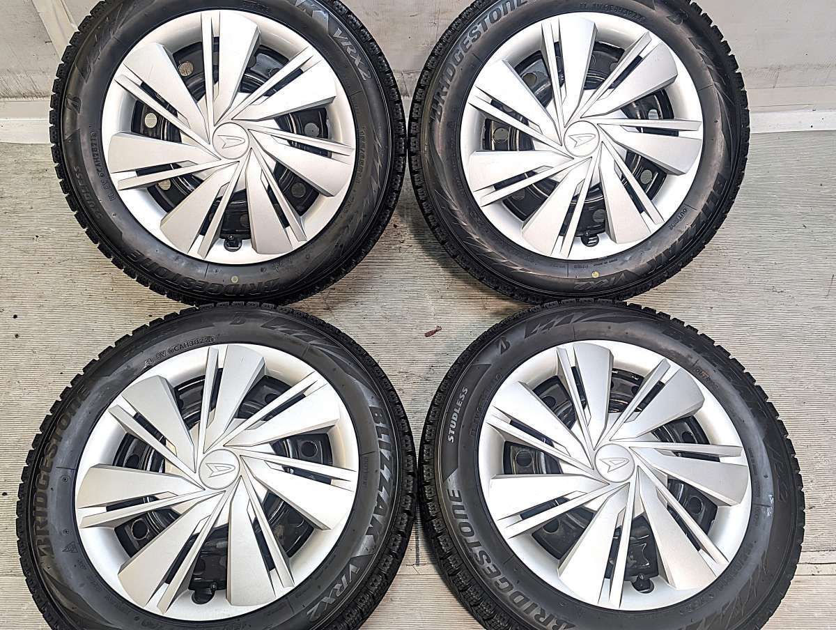 155/65R14 ブリヂストン ブリザック VRX2 ダイハツ純正 14x4.5 100-4穴