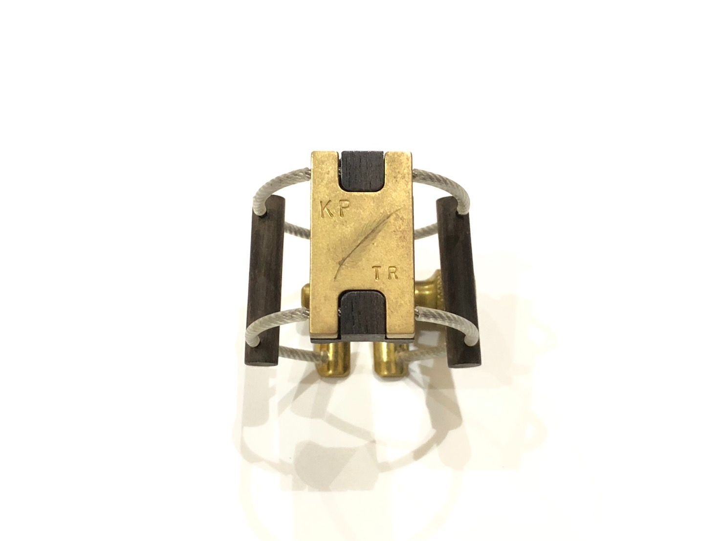 K plume ウッドブラス テナーサックスラバー用リガチャー【中古
