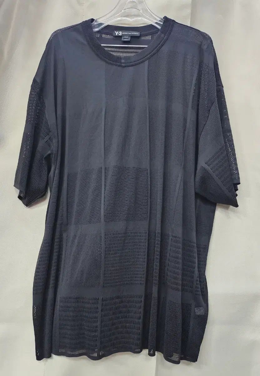 Y-3 adidas Yohji Yamamoto(ヨウジ ヤマモト) M/M 黒 メッシュ Tシャツ