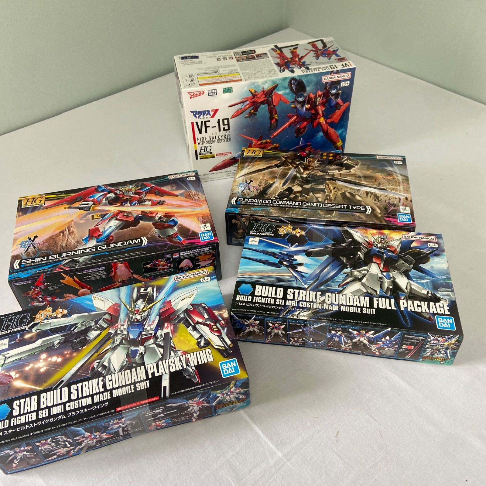 【新品未開封】HG ガンプラ&マクロス 5点セット