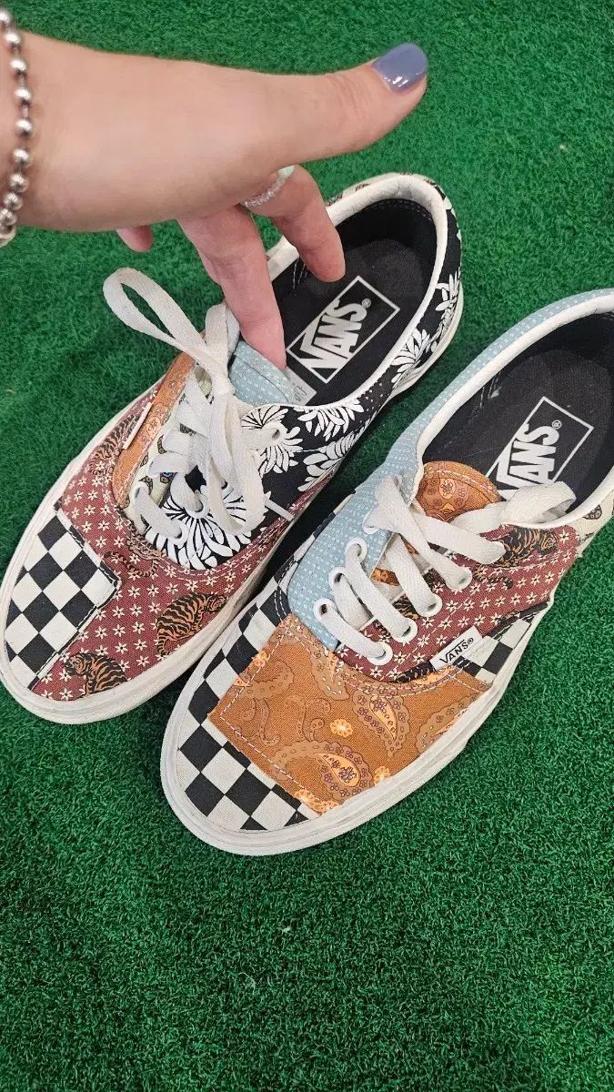 VANS アセンティック パッチワーク スニーカー 245mm