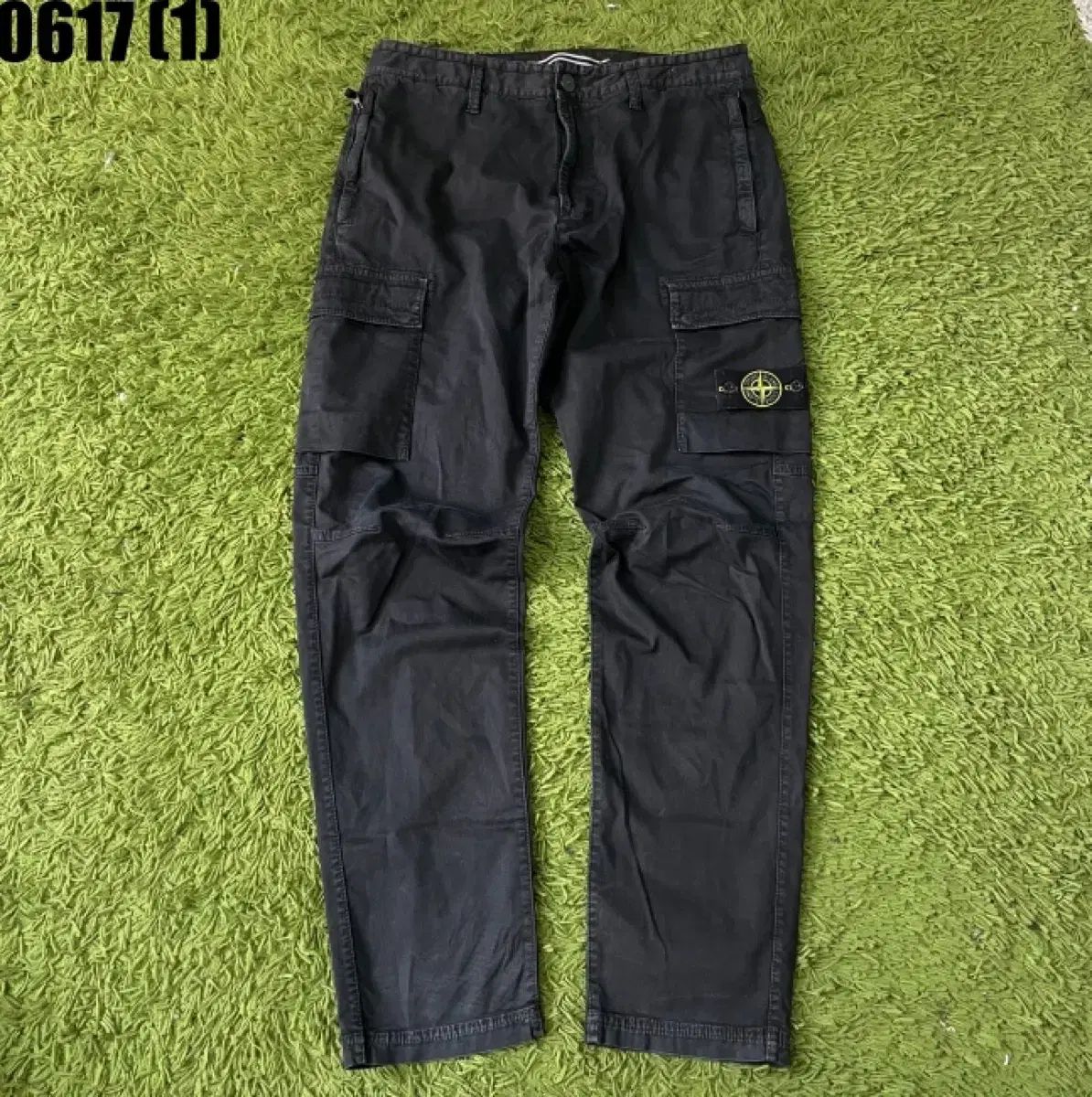 STONE ISLAND ストーンアイランド カーゴ パンツ ブラック 34