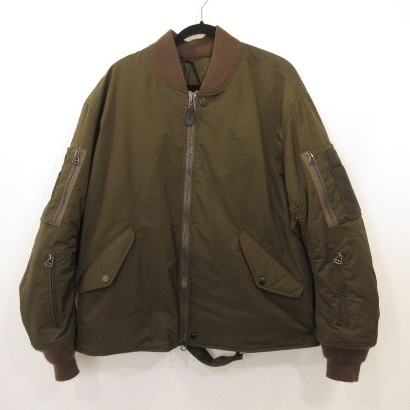 【姫路東店】 中古 BAL | バル ミリタリージャケット NYLON TWILL BOMBER BAL-2081 カーキ サイズ：2 【95】