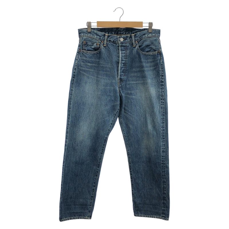 【中古】A.PRESSE Washed Denim Wide Pants 30 22AAP-04-05H ブルー アプレッセ[10]