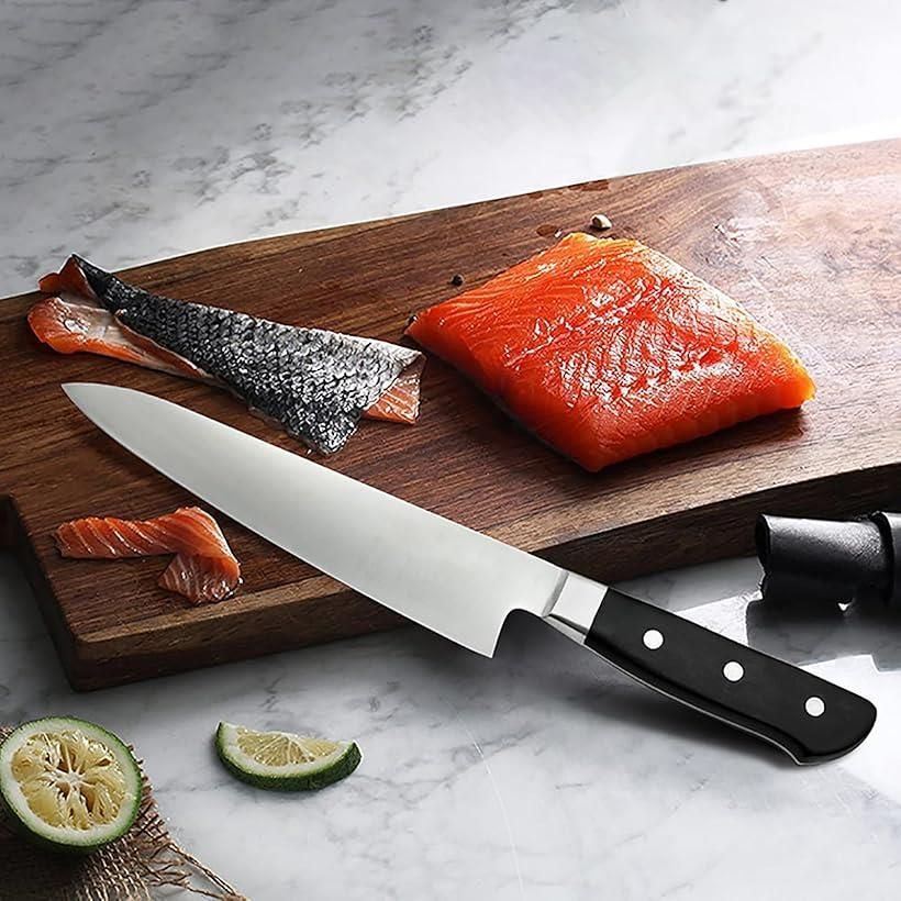 🔪 牛刀包丁 180mm ステンレス万能包丁 両刃 三徳包丁 肉切り 野菜切り