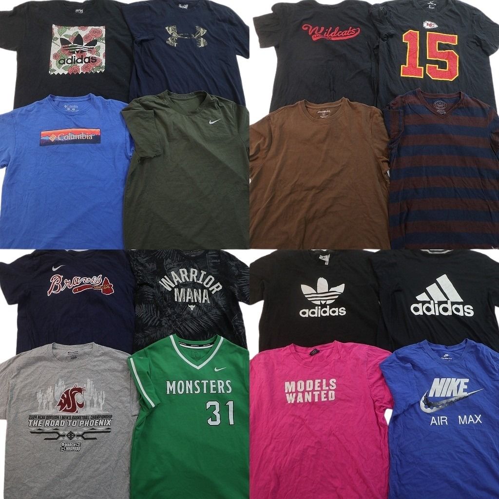 古着卸 まとめ売り ブランドMIX Tシャツ 16枚セット ( メンズ L/XL