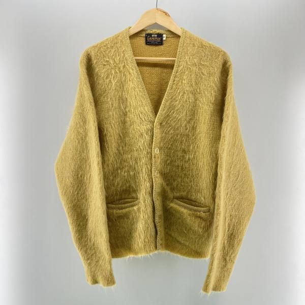 【美品】60s CAMPUS モヘアカーディガン 中古】60s CAMPUS モヘアカーディガン ベージュ サイズM △穴あり[24