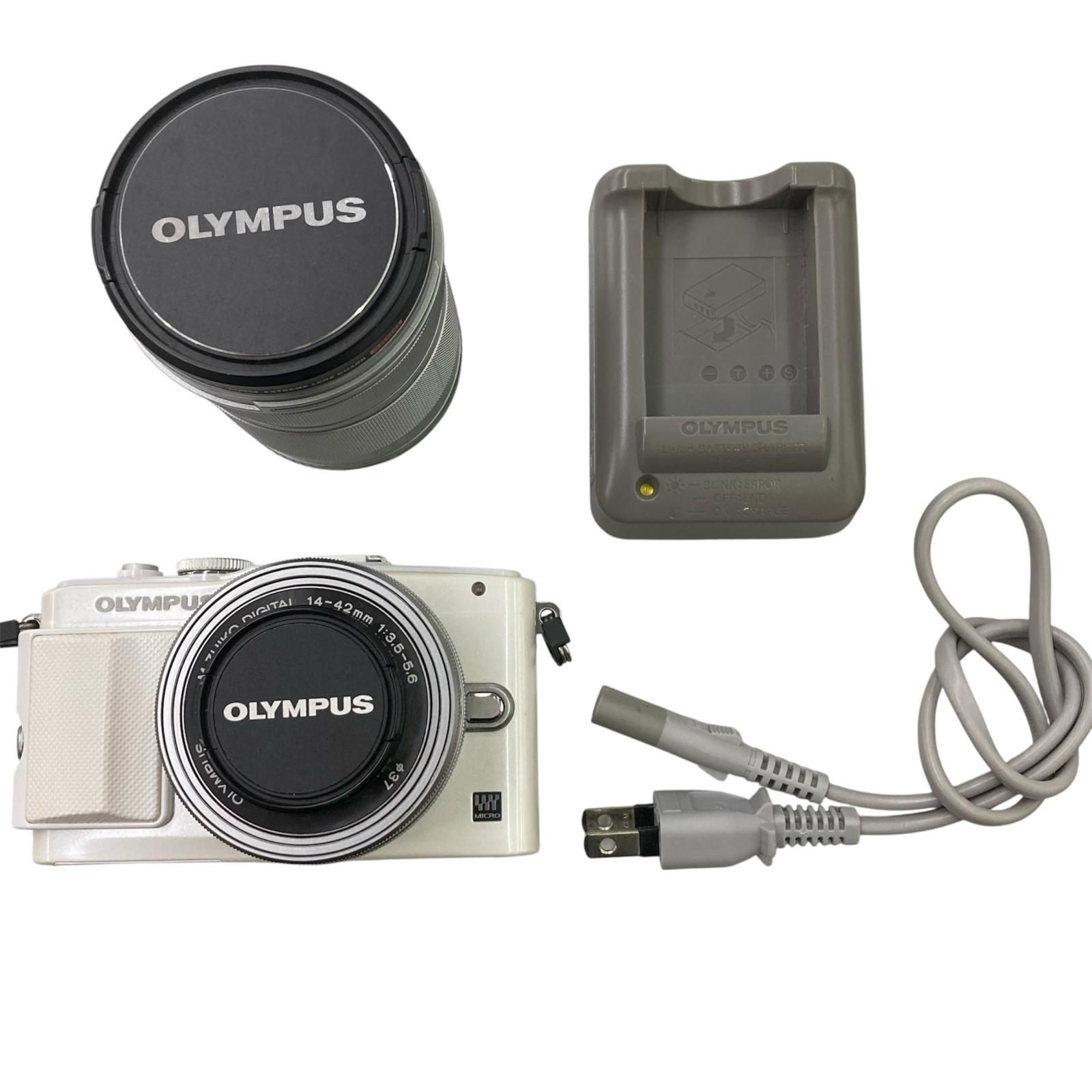 186000 動作確認済み OLYMPUS オリンパス PEN Life E-PL6 白 レンズ付