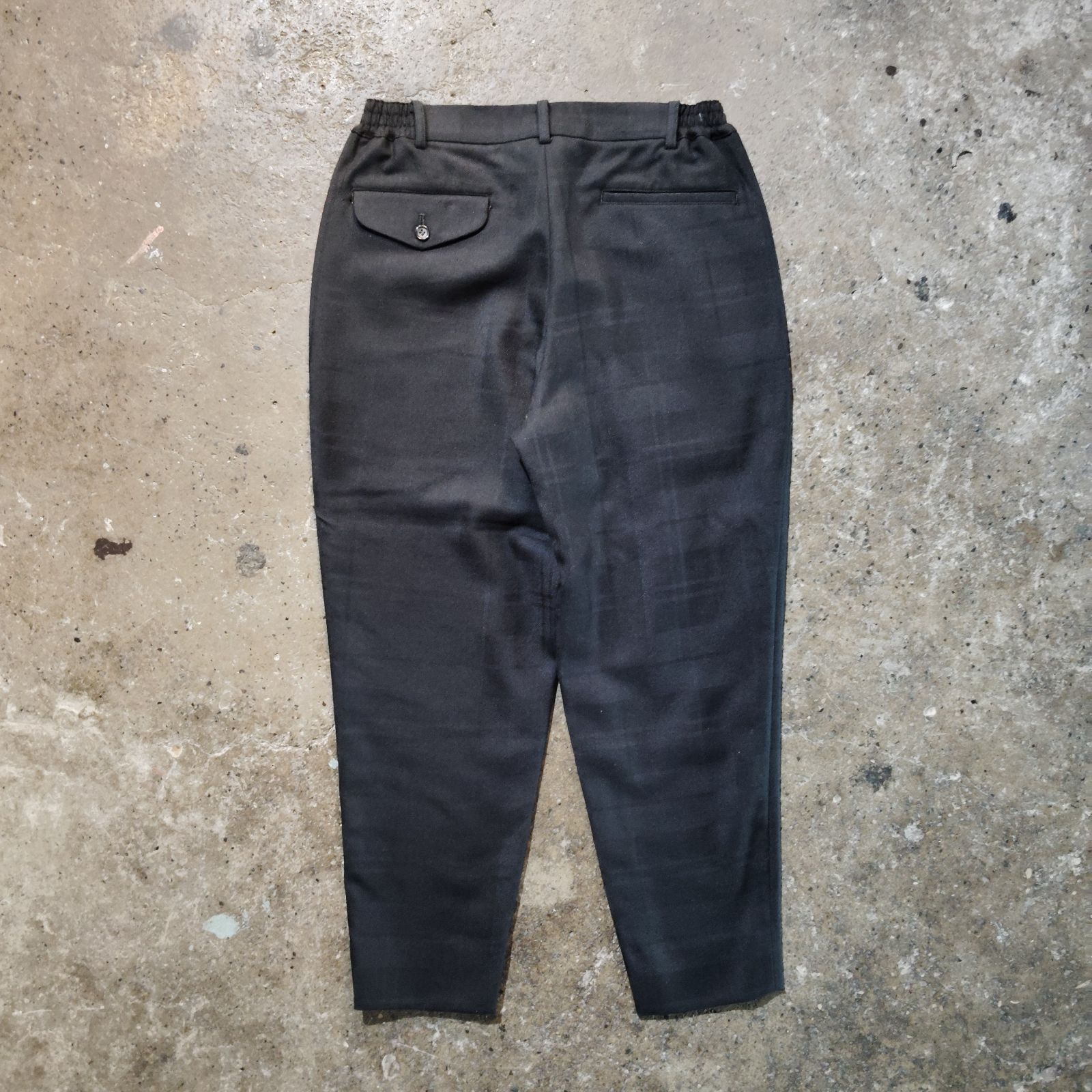 COMME des GARCONS HOMME DEUX 23aw チェック柄イージーテーパード
