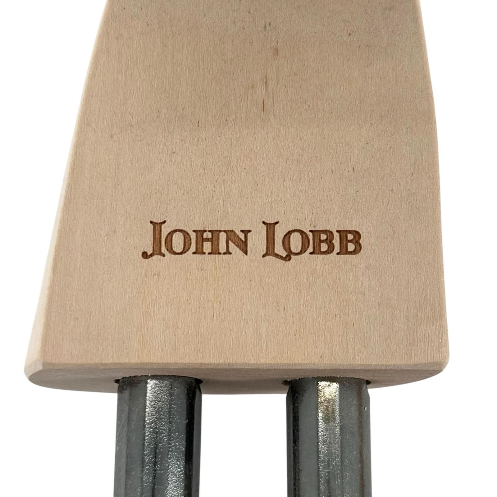 ドンドン見直し】極美品△John Lobb ジョンロブ 木製 ロゴ刻印 シュー