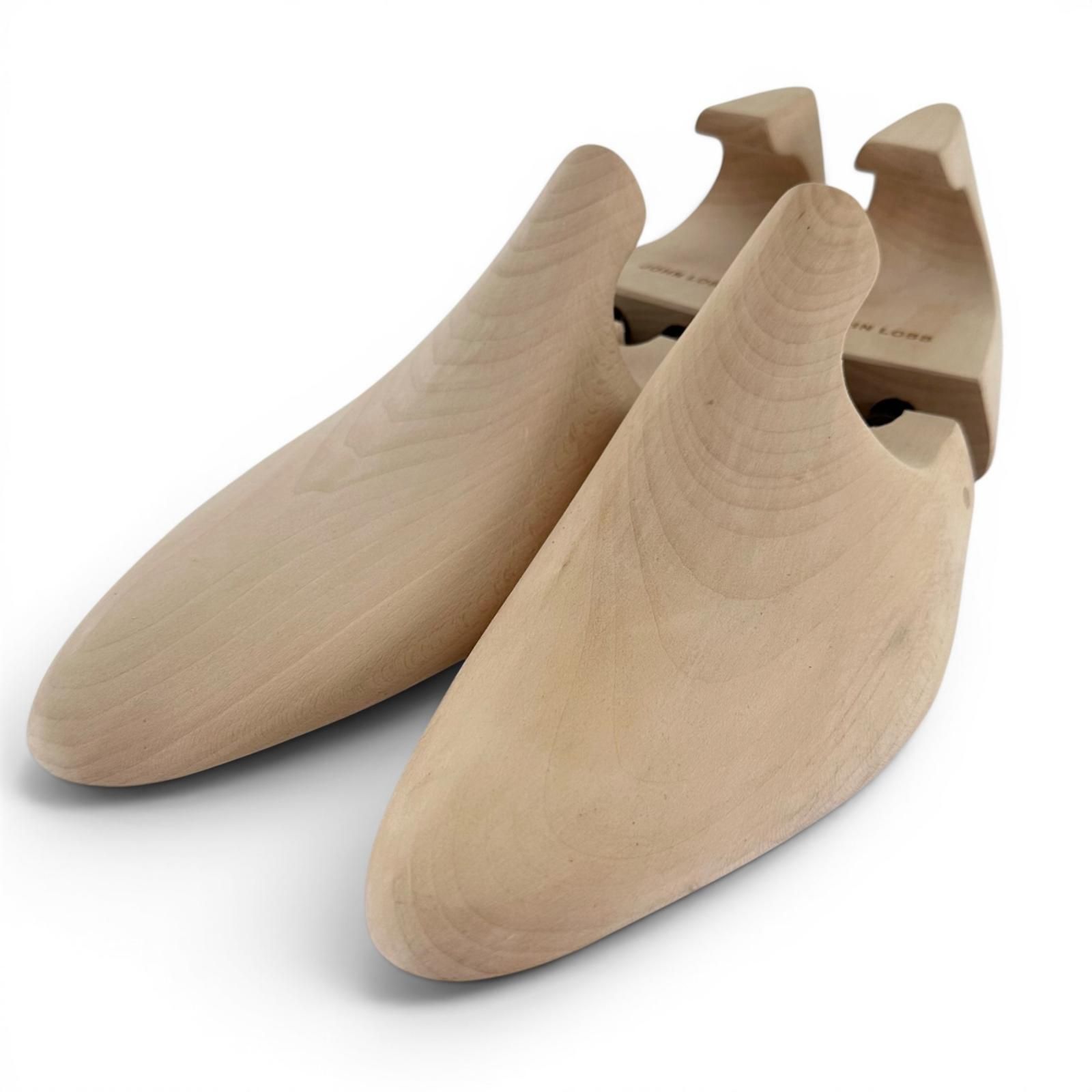 ドンドン見直し】美品△John Lobb ジョンロブ 木製 ロゴ刻印 シュー