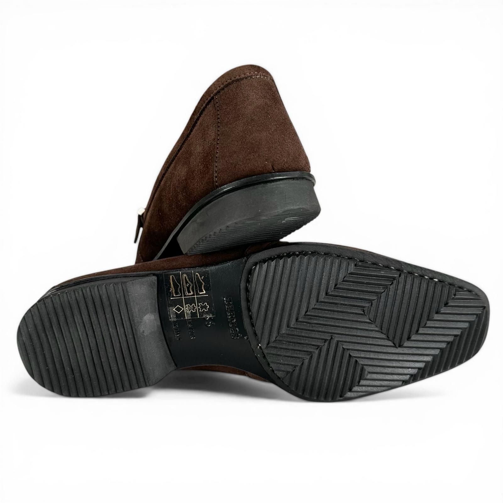 HERMES エルメス★銀色 金具 ローファー スウェード size36 ドンドン見直し】極美品△HERMES エルメス シルバー金具 Hロゴ金具