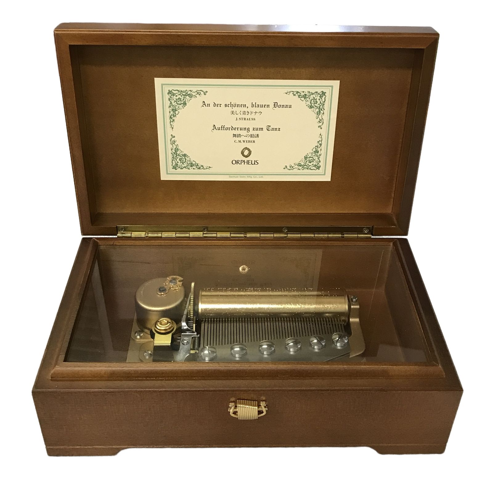 オルフェウス 高級オルゴール ORPHEUS Music Box 木箱 稼働 一般中古