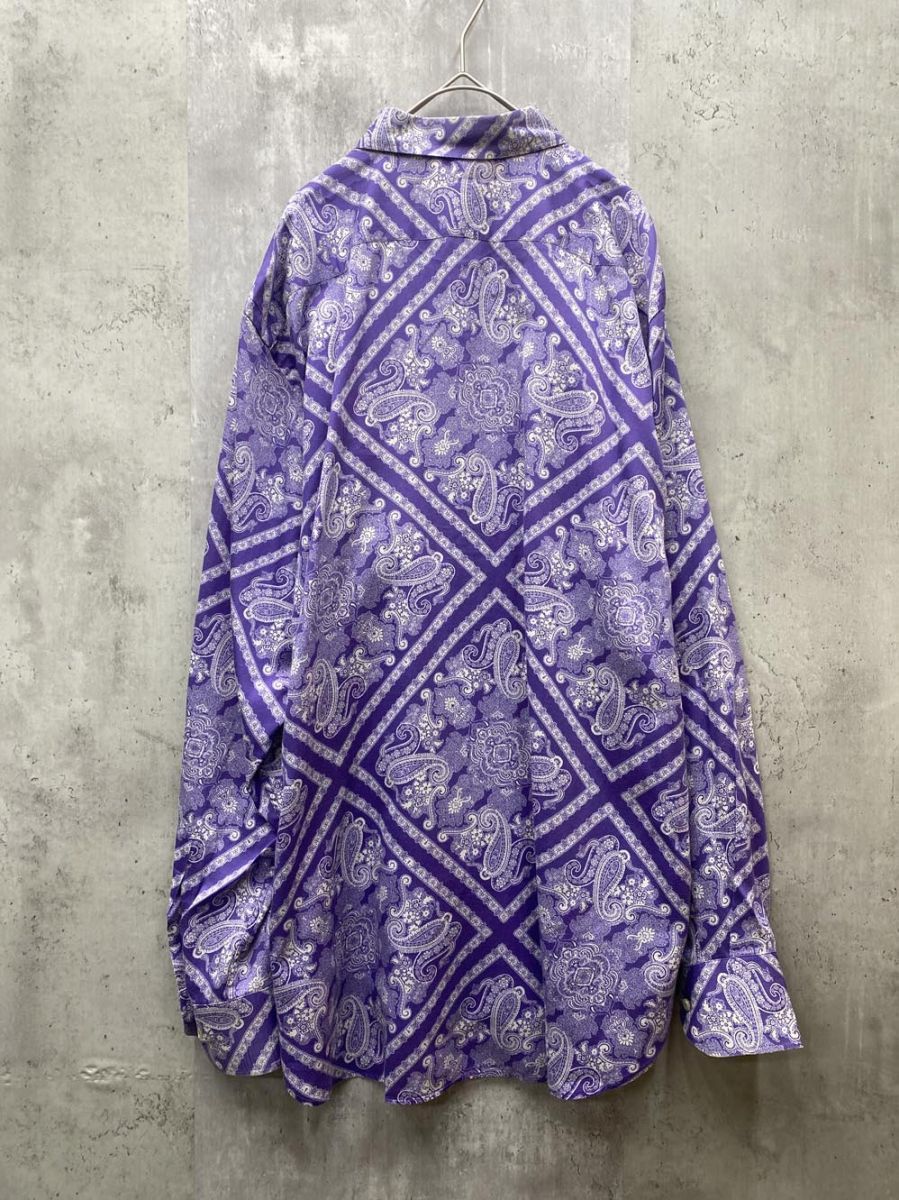 ETRO エトロ イタリア製 ペイズリー柄 総柄 シャツ ビッグシルエット