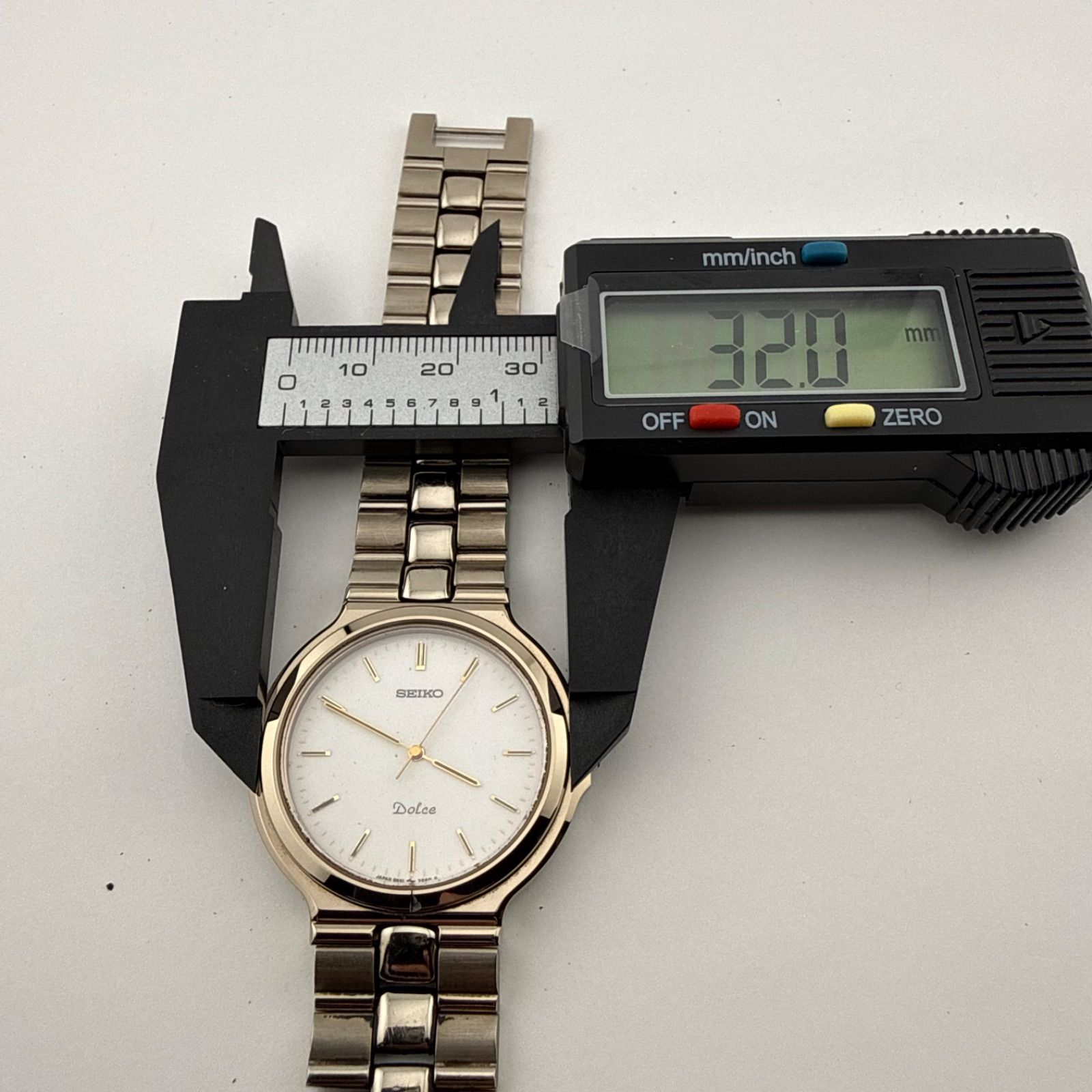 【美品】セイコー ドルチェ クォーツ【8N41-7020】【稼働品】メンズモデル SEIKO 8N41-7020 セイコー DOLCE ドルチェ TUNGSTEN タングステン