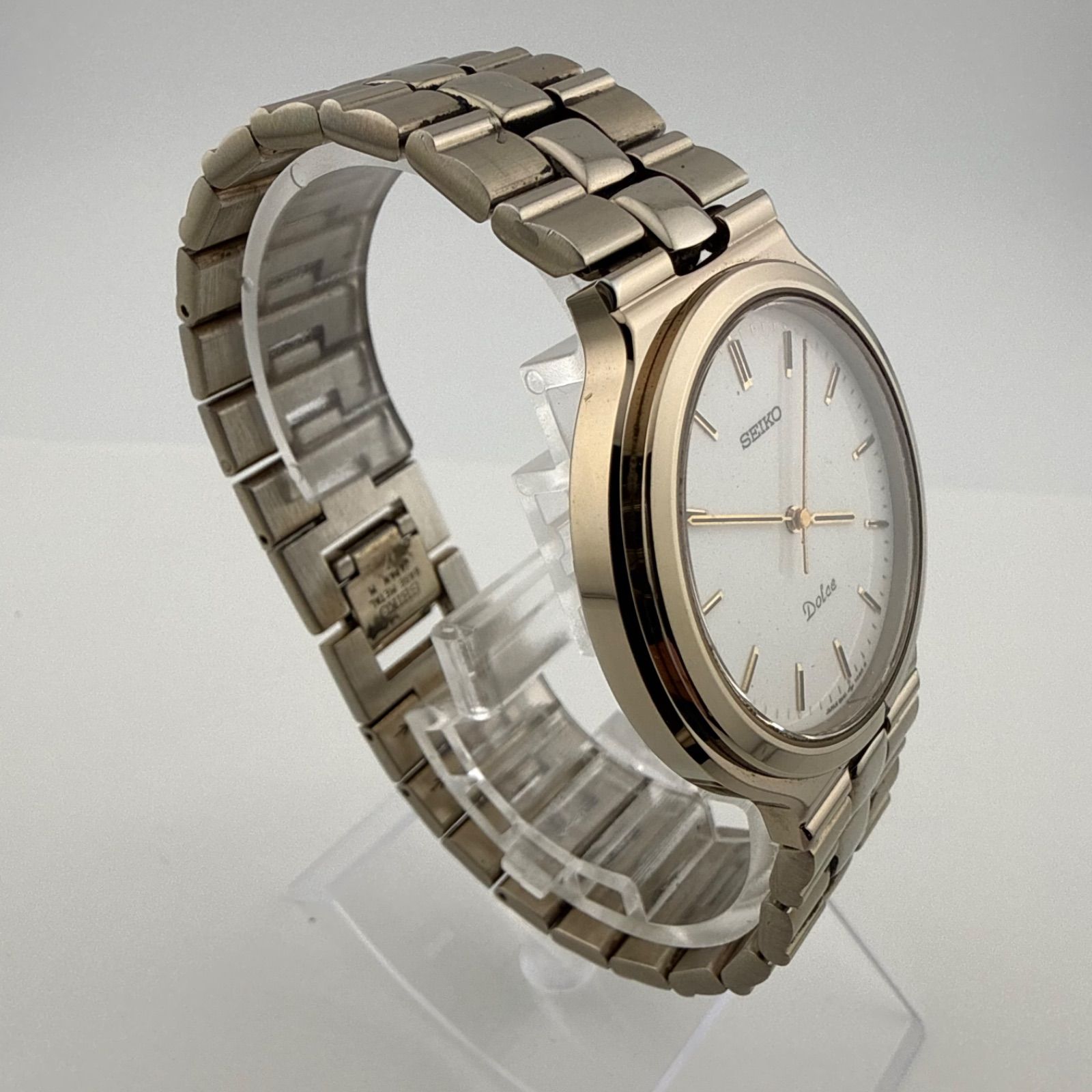 【美品】セイコー ドルチェ クォーツ【8N41-7020】【稼働品】メンズモデル SEIKO 8N41-7020 セイコー DOLCE ドルチェ TUNGSTEN タングステン