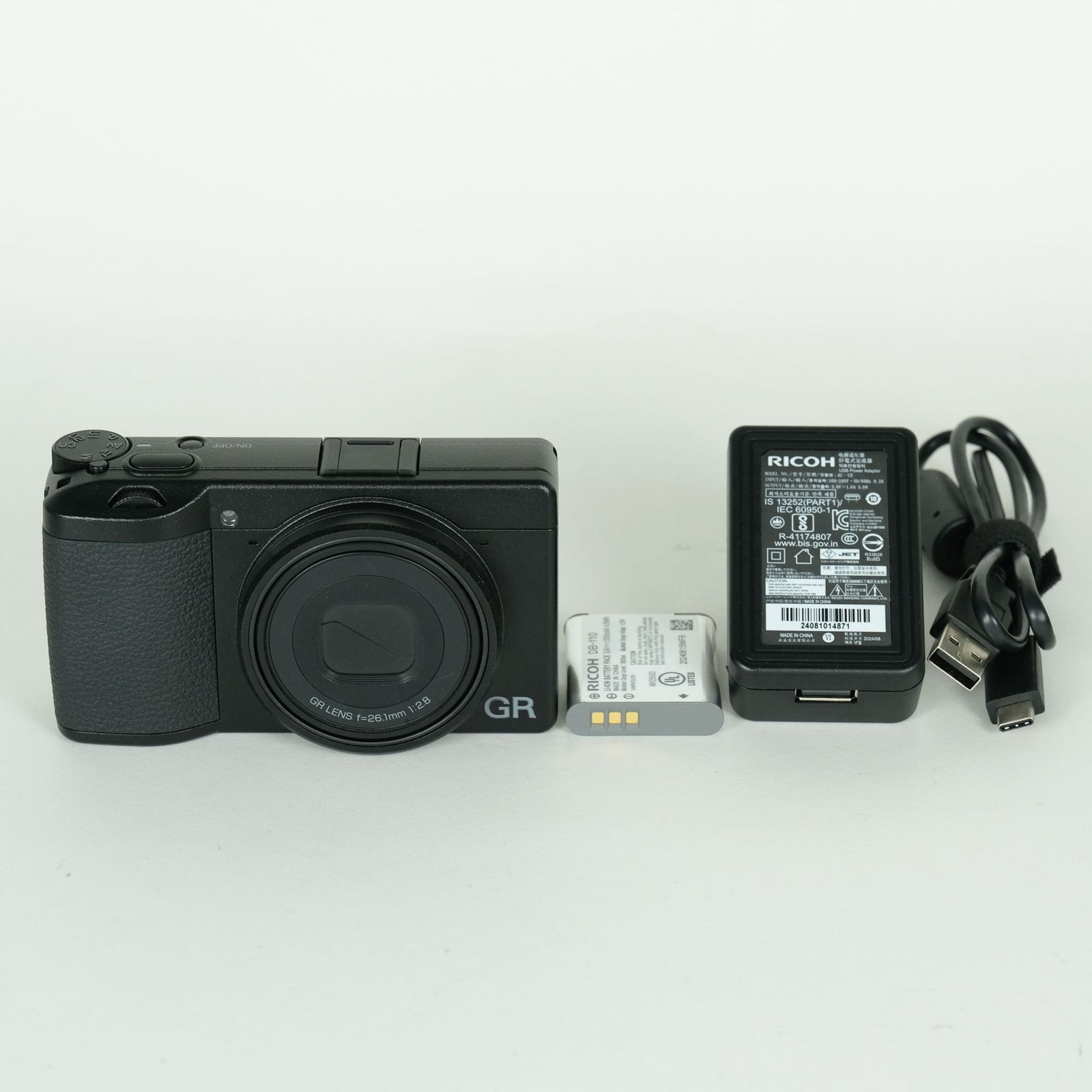 [美品 | シャッター数370回] RICOH GR IIIx | コンパクトデジタルカメラ