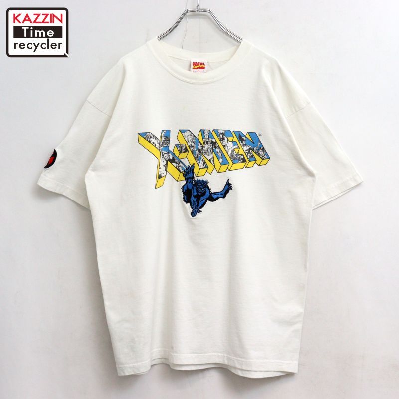 90s vintage Xメン X-MEN 半袖Ｔシャツ メンズ 表記XLサイズ
