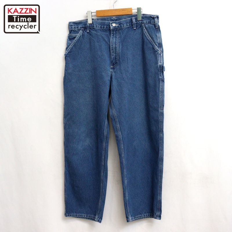 00s USA製 Carhartt デニム ペインターパンツ メンズ Lサイズ相当