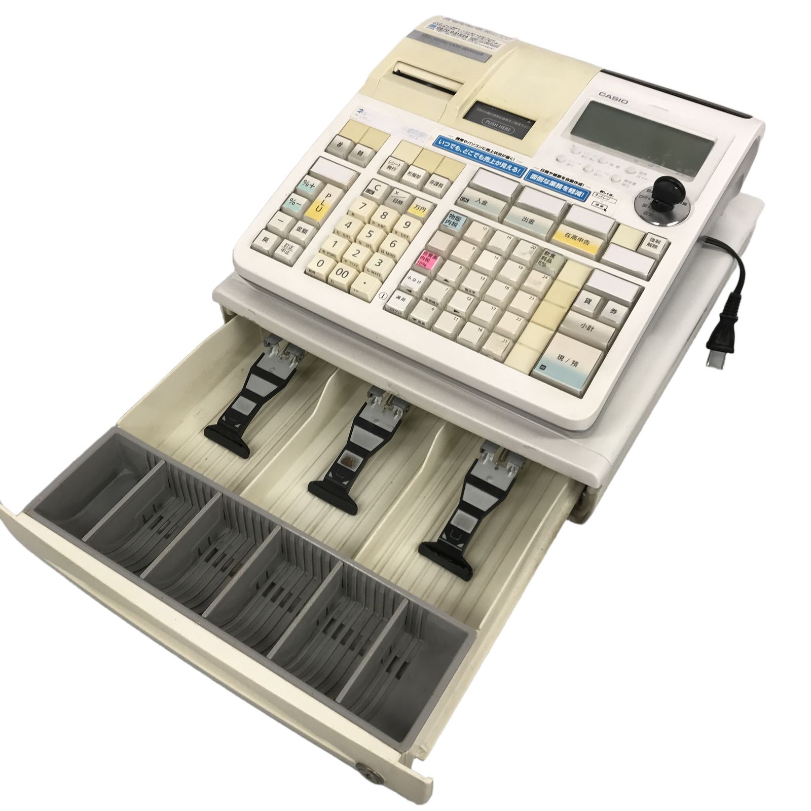 CASIO TE-2600 電子レジスター 計算機 カシオ 中古T11314449