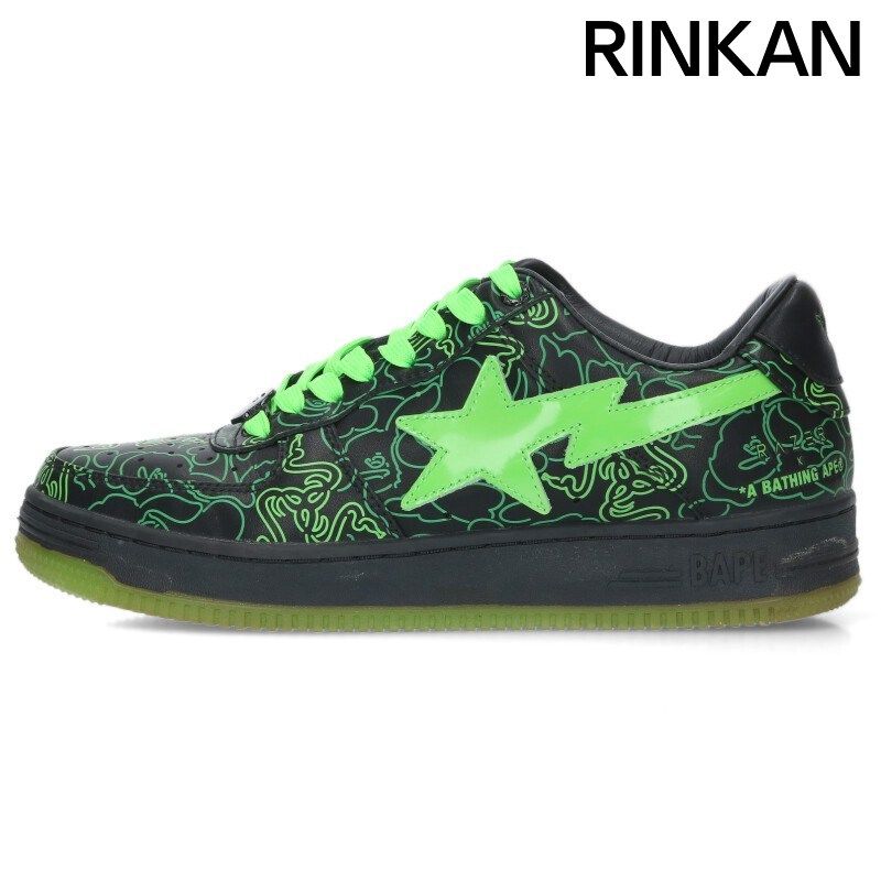 アベイシングエイプ ×レイザー RAZER NEON CAMO BAPE STA ベイプスタスニーカー メンズ 27.5cm