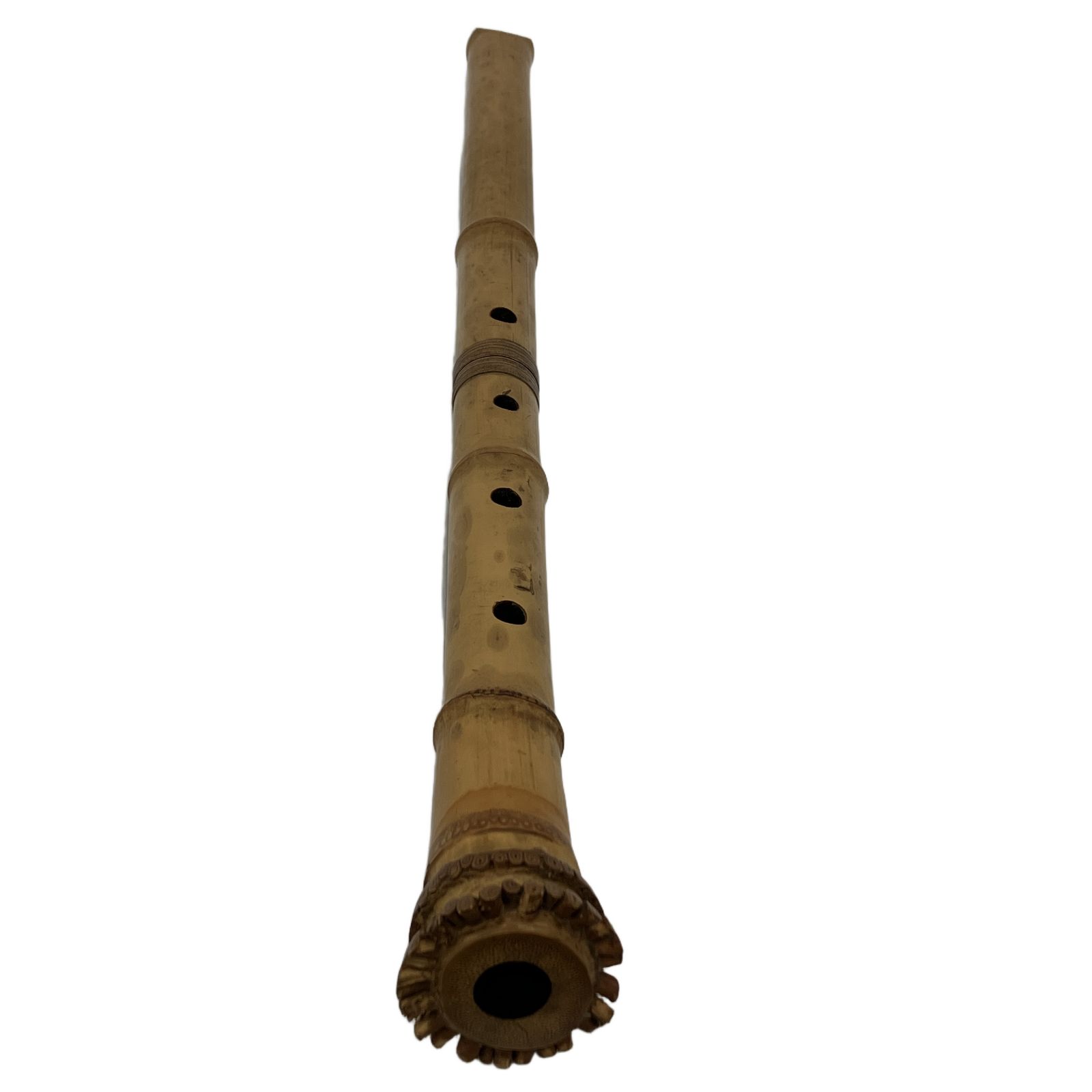 尺八　竹治　竹製　琴古流　約64㎝ 琴古流 竹製 尺八 全長 約61cm 和楽器 約340g 中古 M11369648 - メルカリ