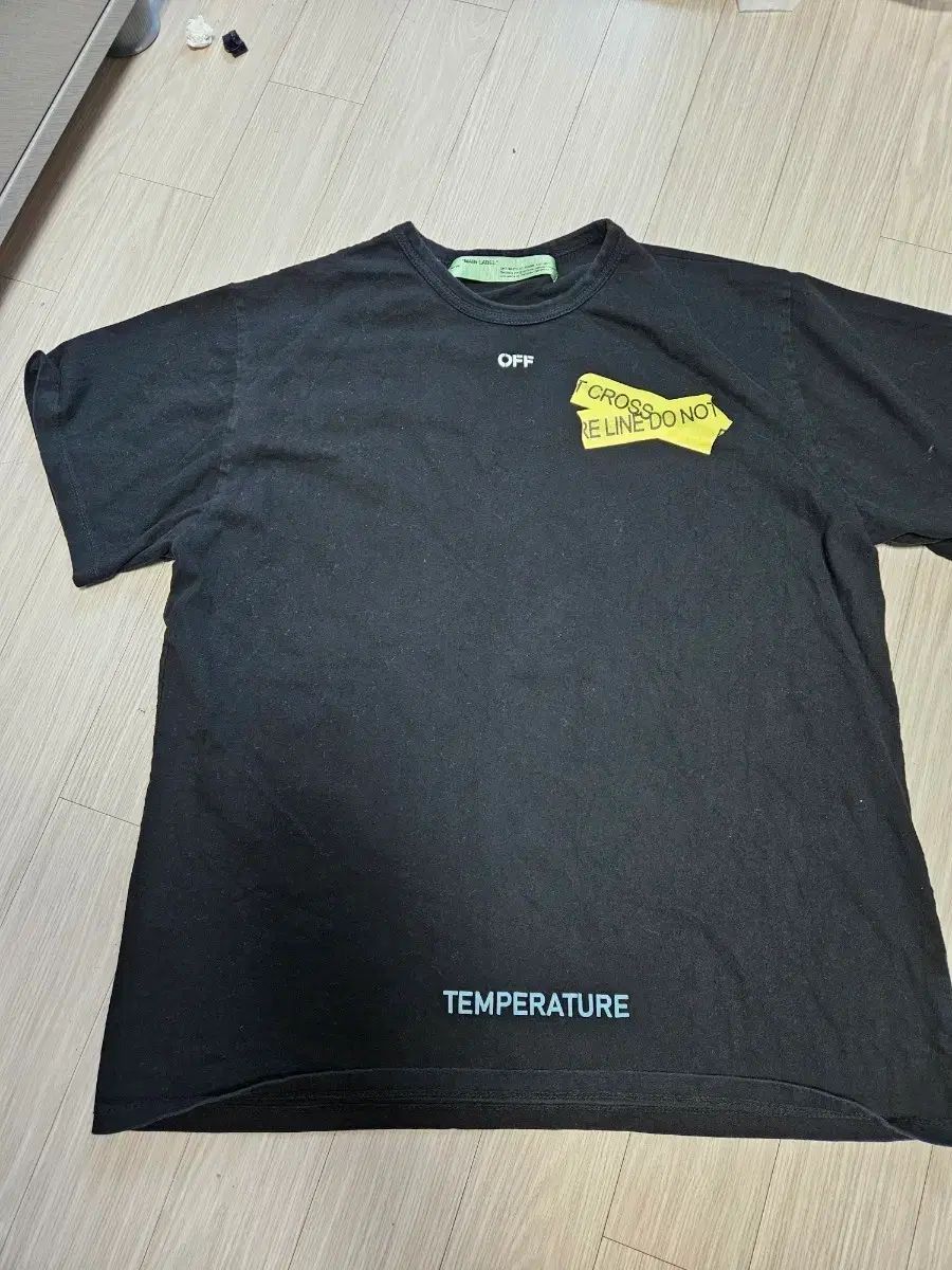 オフホワイト テープ アロー 半袖Tシャツ 105 110