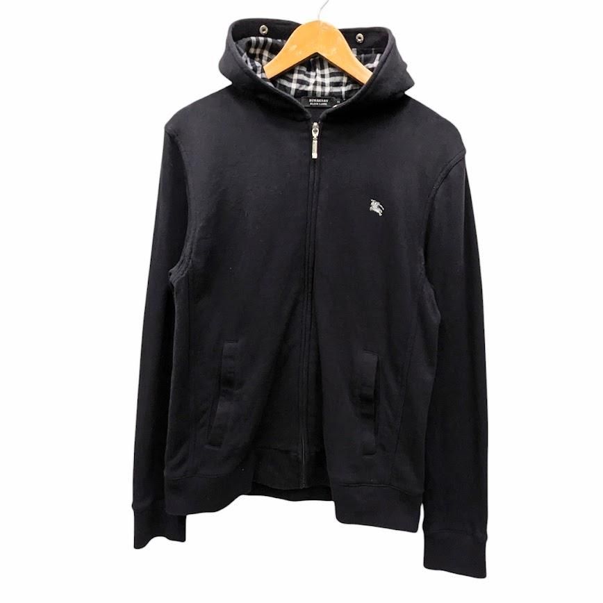 22 BURBERRY BLACK LABEL バーバリー ブラックレーベル ジップパーカー
