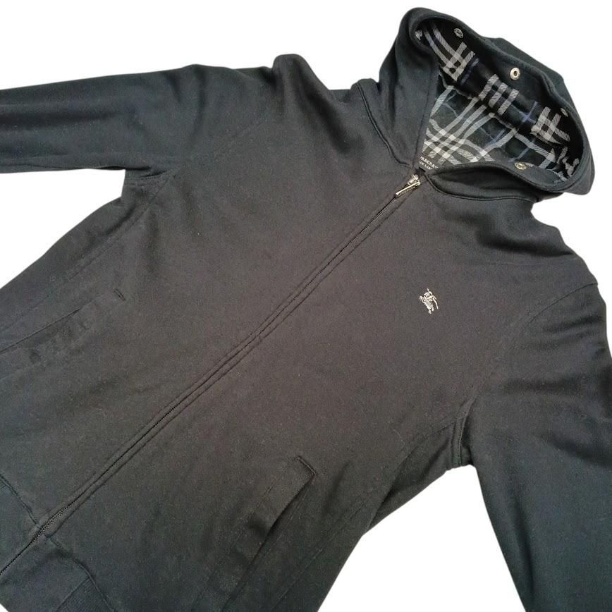 22 BURBERRY BLACK LABEL バーバリー ブラックレーベル ジップパーカー