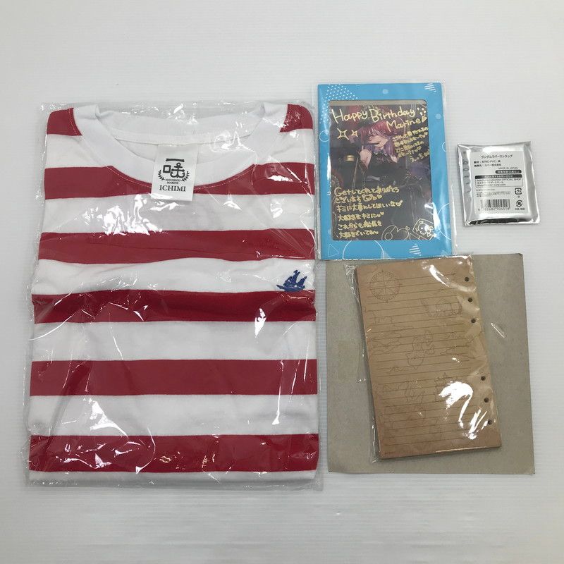 【中古美品】 ホロライブ 宝鐘マリン 誕生日記念2022 グッズセット ※タペストリー/手帳カバー欠品 【053-260424-yk-03-tag】