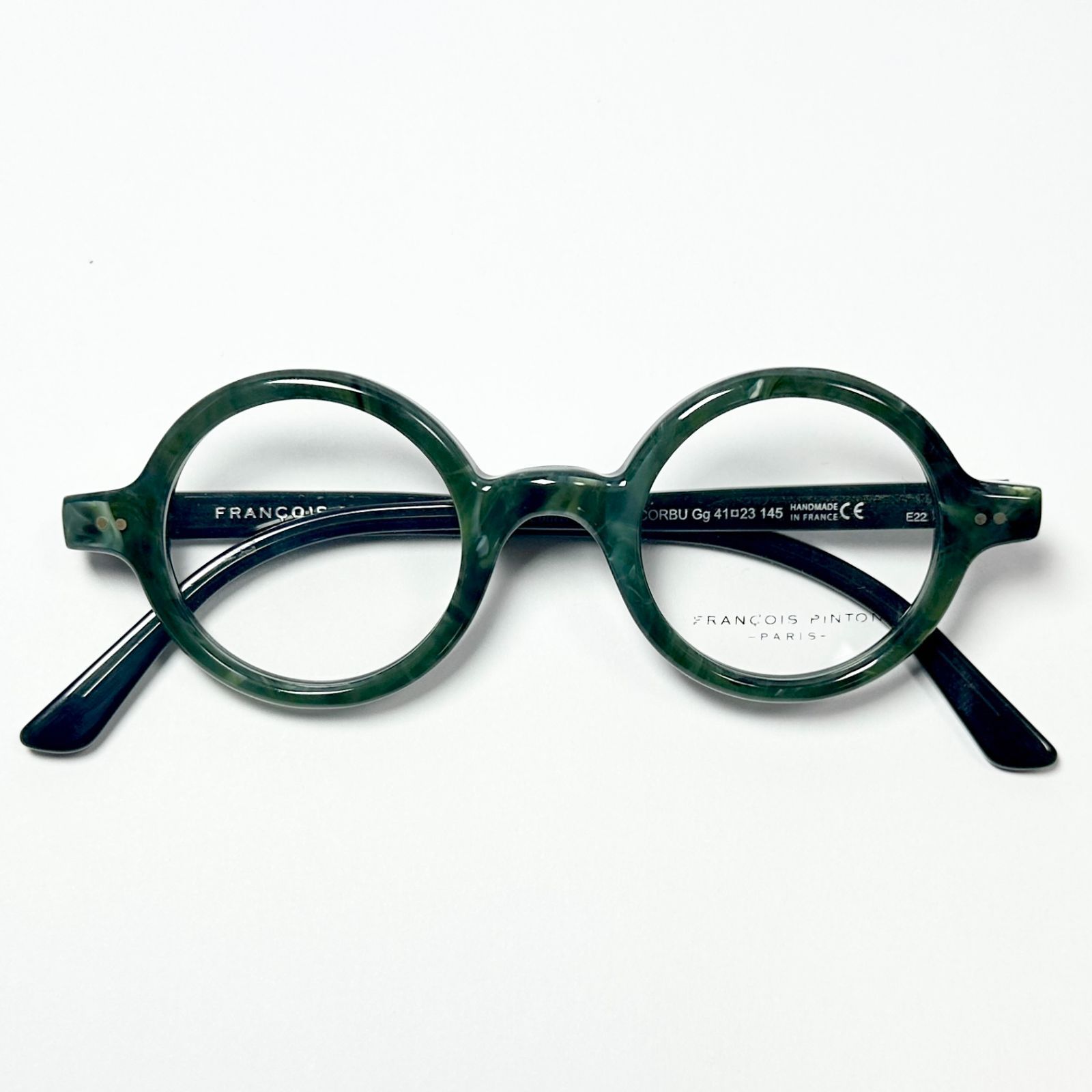 純正新品 フランス製 FRANCOIS PINTON CORBU GG 丸メガネ 純正ケース・クロス付き フランソワ パントン Frame France 送料無料