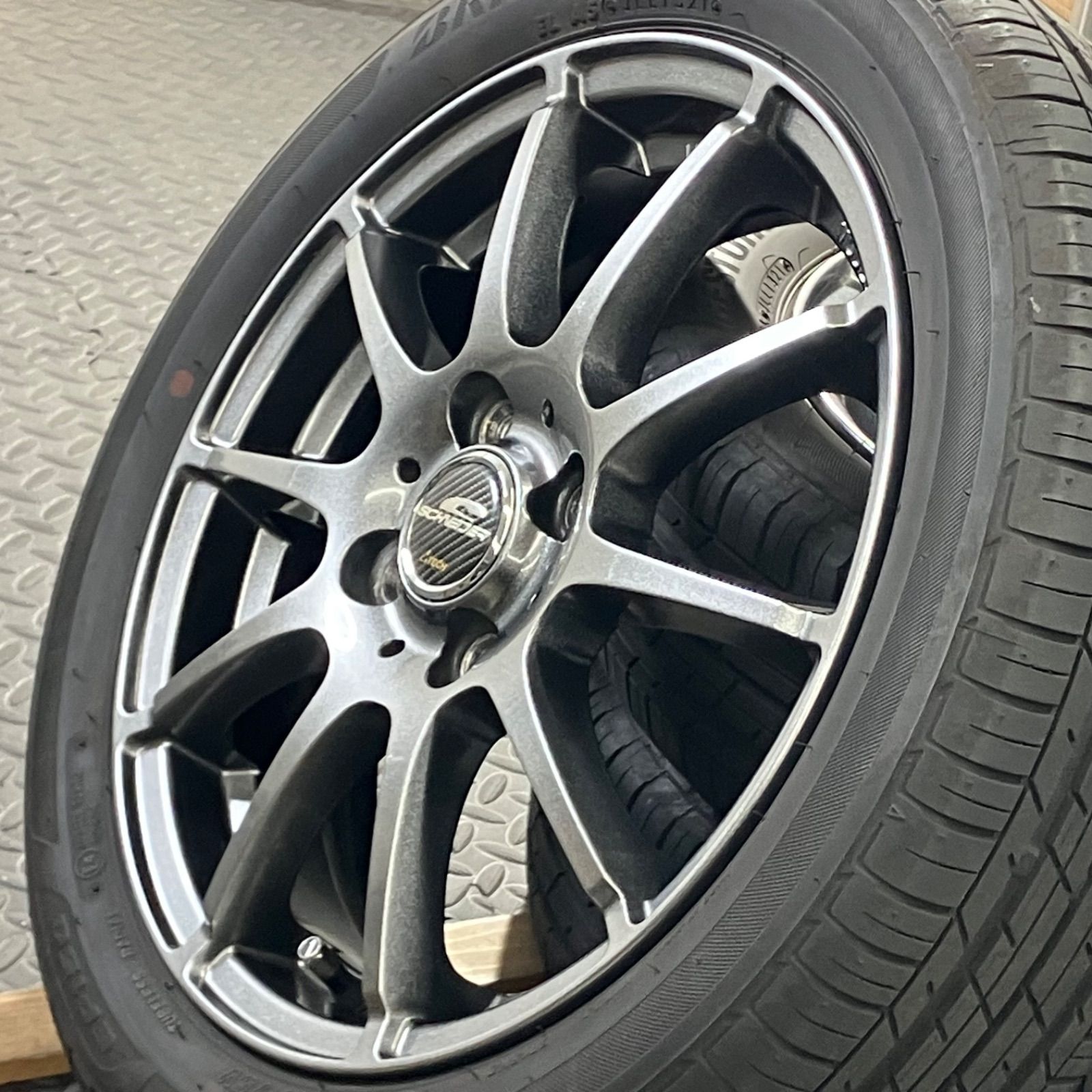 21年製 165/55R15 ブリヂストン エコピア EP150 A-TECH シュナイダー タント スペーシア N-BOX デイズルークス 夏タイヤ【A3527】