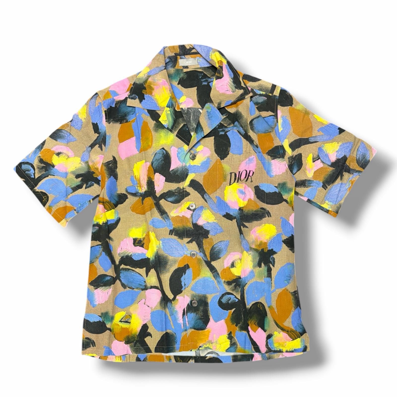 国内正規 Dior 20SS Alex Foxton Rayon Shirt アレックスフォックストン レーヨンシャツ ディオール 013C549B4797 マルチカラー 37 （14007M）