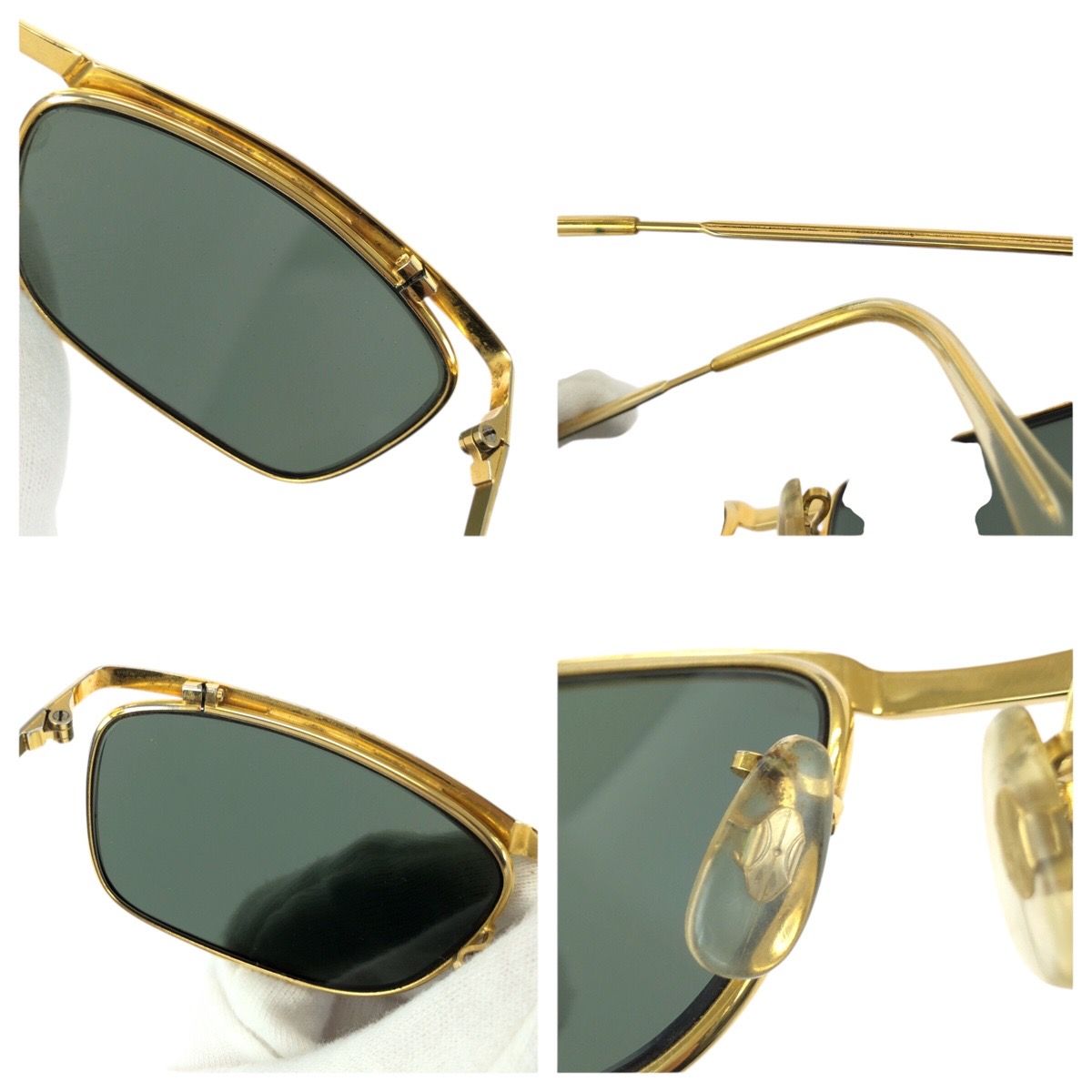 Ray-Ban レイバン ヴィンテージ ボシュロム ゴールド グリーン メタル